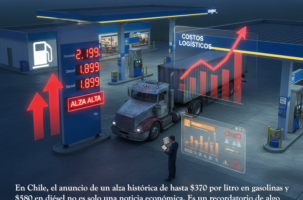 Alza de combustibles en Chile: cómo impacta la logística y qué decisiones tomar para proteger tu margen